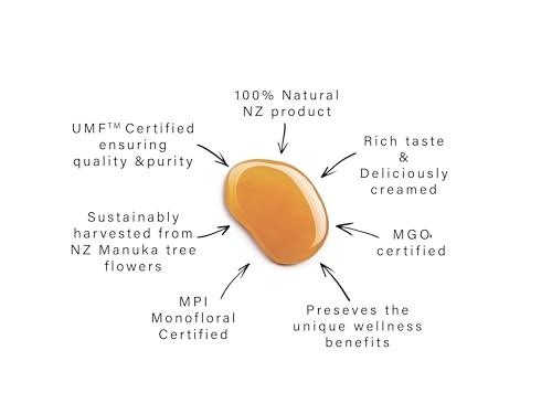Manuka Honey 500g UMF 20+ (MGO 826+) Pure New Zealand Honey 1.1 lb