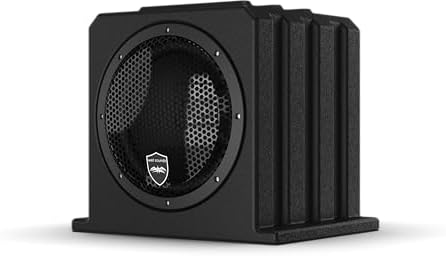 Wet Sounds | Stealth AS-10 | High Efficiency, 10" Active Marine Powered Subwoofer with Built-in 500 Watt Amp | Remote Level Control Included (Black)