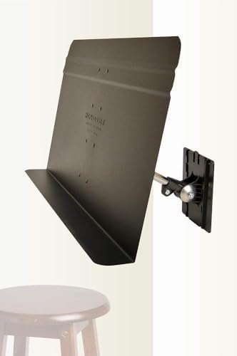 Manhasset 56 Wall Music Stand | Wall Mounted Sheet Music Stand, Space-Saving Design, Practice Rooms, Classrooms, Studios and Performance Spaces