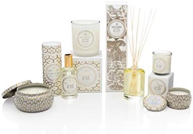 Voluspa Suede Blanc Classic Maison Candle, 100 Hour 12 oz