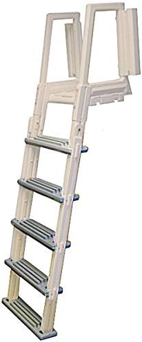 Confer Plastics Ground-to-Step in-Pool Ladder - Warm Gray/Gray