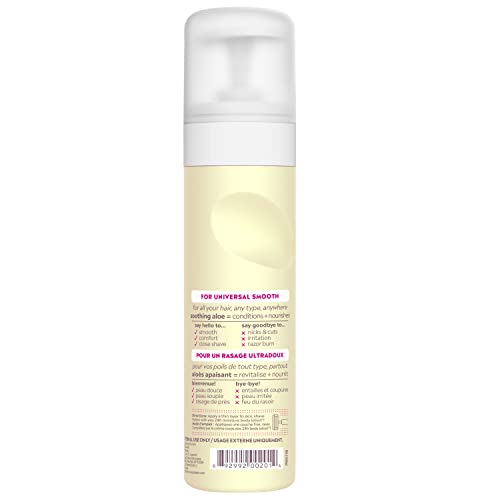 eos Shea Better Shaving Cream for Women - Vanilla Bliss, Shave Cream, Skin Care and Lotion with Shea Butter and Aloe, 24 Hour Hydration, 7 fl oz, Pack of 5