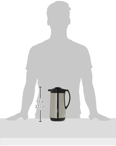 Zojirushi AHGB-10SE, Thermal Serve Carafe, 34 oz. / 1.0 liter, Polished Stainless Steel, Made in Japan