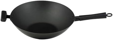 Helen's Asian Kitchen Xylan Non-Stick Wok, 12-Inch Flat Bottom Wok