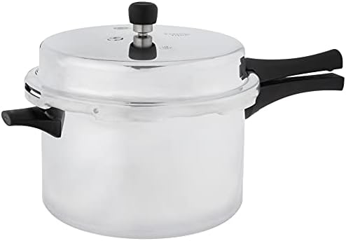 Prestige Popular Aluminum Pressure Cooker, 5 L, Silver