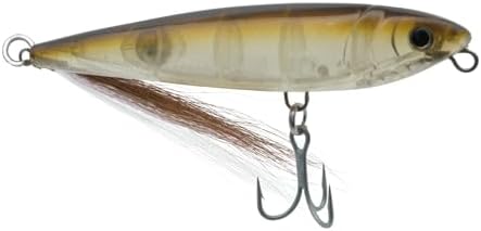 Hogy Classic Dog Walker Topwater Lure – 6" Walk-the-Dog Surface Plug – Rear-Weighted, Long Casting, Through-Wired Fishing Lure for Striped Bass