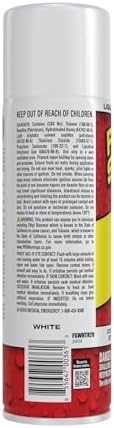 Flex Seal, 14 oz, 4-Pack, White, Stop Leaks Instantly, Waterproof Rubber Spray On Sealant Coating, Perfect for Gutters, Wood, RV, Campers, Roof Repair