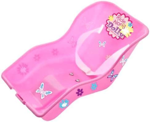 Doll Bicycle Seat - Universal Fit Bike Dolly Carrier for 18" Dolls | Easy to attach to kids' bicycles. Compatible with American Girl & stuffed
