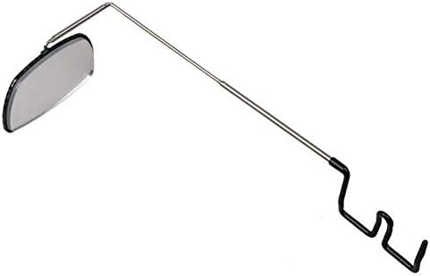 Bicycle Eyeglass Mirror Biking Cycling Helmet Mount Rear View Mirror, Adjustable Angle, Aluminium Alloy Riding Mirror Accessories