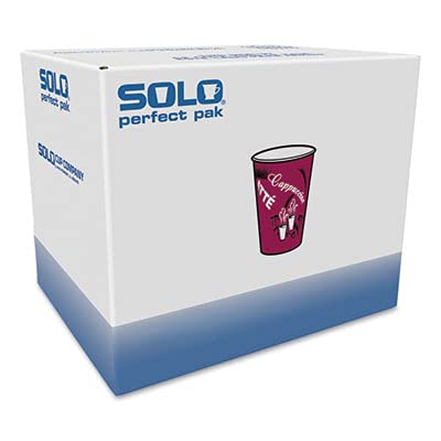 Solo OF12BI-0041 12 oz Bistro SSP Paper Hot Cup (Case of 300)