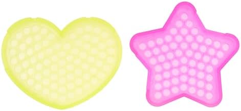 Kare & Kind Water Sticky Beads Pegboards - 7 pcs - Different Shapes and Colors - Kids, DIY, Arts, Craft, Indoor, Outdoor Activities