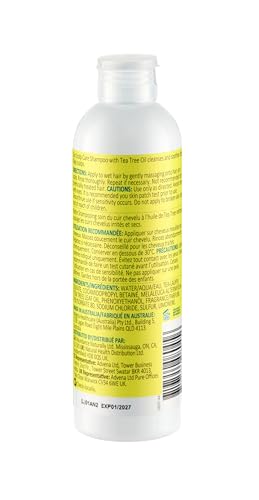 Thursday Plantation Tea Tree Scalp Care Shampoo - Tea Tree Oil + Sulfur for Daily Use, Soothes Flaky, Itchy Scalp, Dandruff for Soft