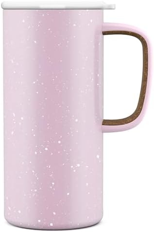 Ello Campy 18oz Insulated Stainless Steel Travel Mug with Handle, Avalon Sea