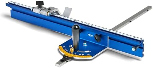 Kreg Precision Miter Gauge System - Adjustable Table Saw Miter Gauge Fence - High Accuracy Angle Cutting Tool - KMS7102