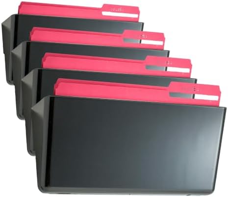 Officemate Wall File, Legal Size, Black (21442)