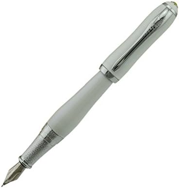 Duke Fude Nib Fountain Pen Medium to Broad Nature Mother Pearl on Cap with Pen Pouch sketching Art Drawing Signature Calligraphy Pen Case Set