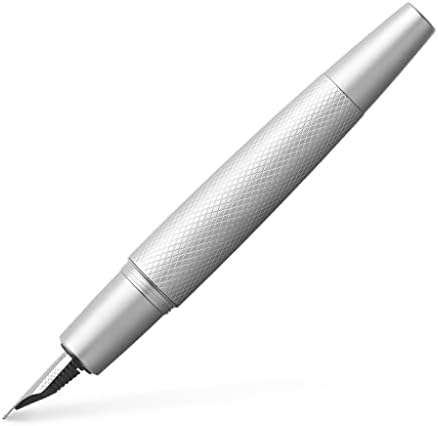 Faber-Castell e-motion Fountain Pen, Pure Black - Extra Fine