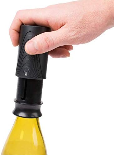 Franmara Wine Saver Vaccum Pump and Stopper, Black