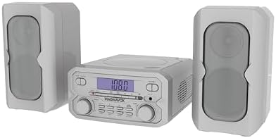 Magnavox 3-Piece Compact CD Shelf System with Digital FM Stereo Radio, Bluetooth Wireless Technology