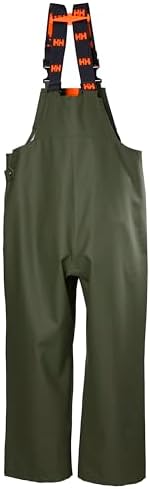 Helly Hansen Storm Rain Bib, Bib Overalls for Men, PVC-Coated Polyester