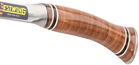 ESTWING Sportsman's Axe - 14" USA Made Special Edition Camping Hatchet with Forged Steel Construction & Genuine Leather Grip - E24ASEA | Made in USA, Outdoor Versatility, Genuine Leather Grip, Forged In One Piece, Heavy Duty Sheath