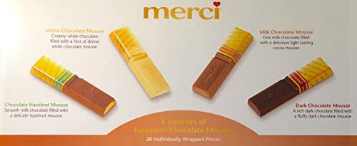 Merci Finest Assortment of European Chocolates - Limited Edition Chocolate Mousse