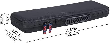 khanka Hard Carrying Case Replacement for AKAI Professional LPK25 - USB MIDI Keyboard Controller, Case Only