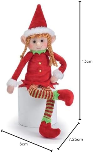 PLUSH CHRISTMAS GIRL ELF
