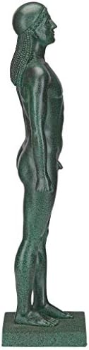 Design Toscano KY71304 Hebe Greek Woman Patron of Youth Indoor/Outdoor Garden Statue, Large Size, 10 inches Wide, 32 inches Tall, Handcast Polyresin, Antique Stone Finish