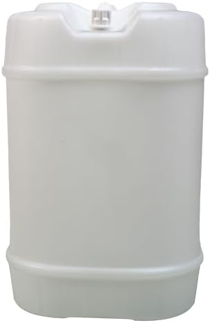 | 19L / 5Gallon White Jerrican | White Jerrican Jug | Food Grade Quality | BPA Free | Perfect Container to Ship Chemicals & Liquids | Easy Stacking