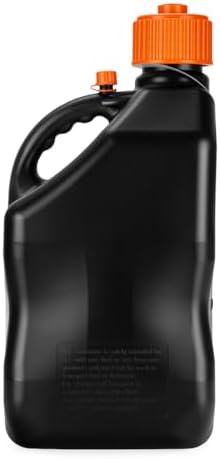 VP Racing 3852-CA, 5.5 Gallon Motorsport Jug V-Twin Sq. - Black/Orange