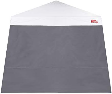 MASTERCANOPY SunWall Canopy Sidewall for 10x10 Slant Leg Canopy Tent, 1 Pack Sidewall Only (Black) | Waterproof UV‑blocking Durable Slant Leg SunWall Adds Shade and Blocks Wind for Canopies, Gazebos
