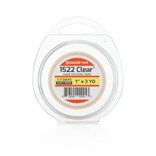 1/2" X 12 YDS 1522 Hair Tape Clear ROLL