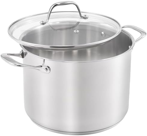 Guy Fieri's Flavortown 10-Piece Stainless Steel Cookware Set | Frying Pans, Saucepans, Saute Pan & Stock Pot, Oven-Safe up to 500F