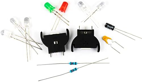 PCB Repair kit for SEGA Dreamcast Controller Ports, Battery Holder, Fuse Capacitor, Resistor, Capacitor (Battery Holder 2pcs)