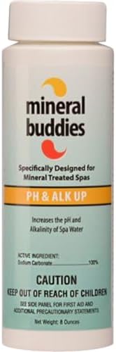 Mineral Buddies® Hot Tub pH and Alkalinity Spa Up 8oz – 6 Pack - for Hot Tubs and Spas - pH and Alkalinity Increaser – 3lbs