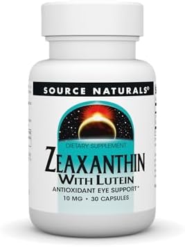 Source Naturals Zeaxanthin with Lutein, Antioxidant Eye Support* - 10 mg - 30 Capsules