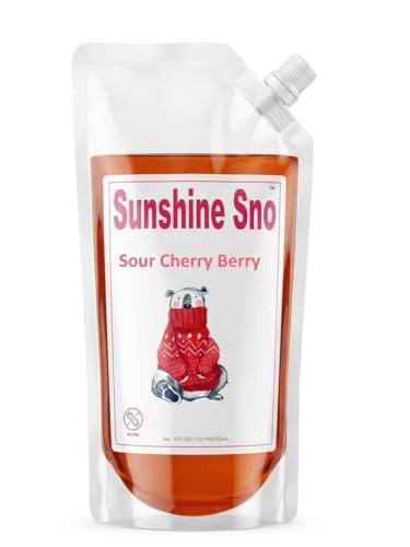 Sunshine Sno Organic Snow Cone Syrup Tiger's Blood- 18oz