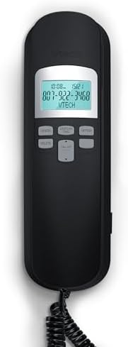 VTech CD1113 Corded Phone for Home Office - Easy-to-Use Telephone with Caller ID/Call Waiting, 13 Speed Dial Keys, No AC Power Required, Flash