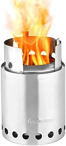 Solo Stove Titan Camping Stove Portable Stove for Backpacking and Outdoor Cooking Great Stainless Steel Camping Backpacking Stove Compact Wood Stove