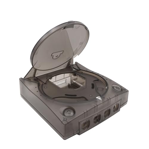 BITFUNX SEGA Dreamcast Replacement Shell, Transparent Case Protective Housing for SEGA Dreamcast Game Console