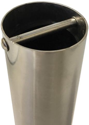 Tigress Economy Stainless Steel Gunnel Mount Rod Holder - 0° Angle, Durable and Corrosion-Resistant