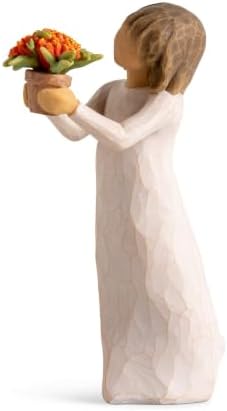 Willow Tree Magnolia, Sculpted Hand-Painted Figure | Cast from a Susan Lordi Original Carving, Meaningful Gift Celebrating Nature, Family, Home and Belonging, Fitted Gift Box