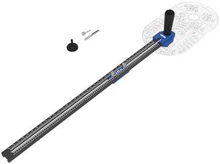 Kreg Trim Router Circle Guide - Single Grip Handle for Stability - For 3-1/2" to 52" Diameter Circles - Compatible with Most Trim Routers