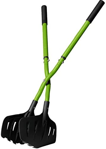 Earthwise 50002 Gator Grabber Telescoping Leaf Clean-Up Tool, Green/Black