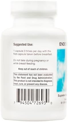 Supreme Nutrition Endo Supreme, 90 Pure Suma Root Vegetarian Capsules