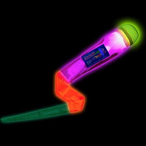 LED - Outdoor Throw and Catch Light Up Game - Foam Ball & Tail Glow at Night - Play in The Dark - Fun Gift Idea for Kids & Adults, Boys & Girls