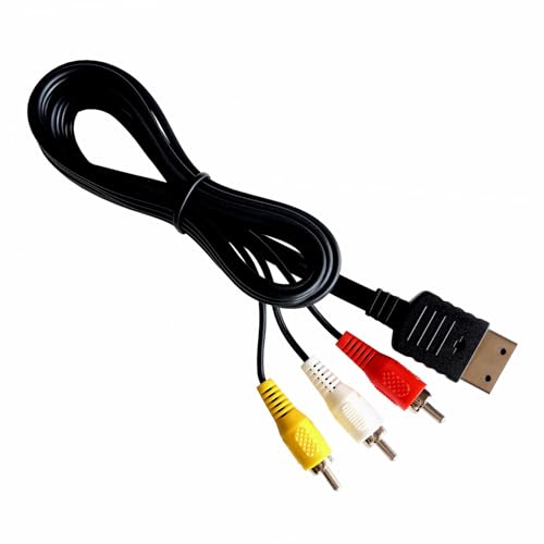 6FT Composite AV Cable Compatible with Sega Dreamcast DC128 | Yellow plug for video