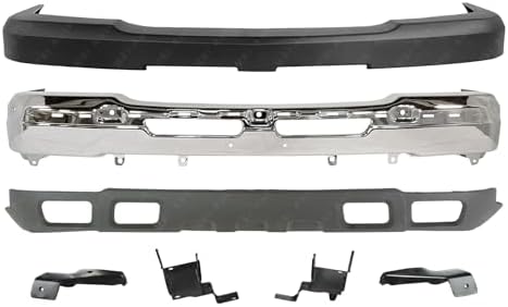 FOR 03-07 SILVERADO 2500HD FRONT BUMPER CHROME FACE BAR PAD VALANCE BRACKET GM1051109 GM1002416 GM1092173 GM1067167