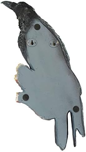 Design Toscano The Raven's Perch Gothic Decor Wall Sculpture, Single